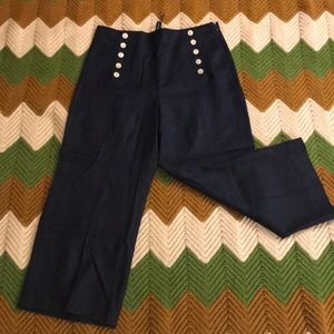 J. Crew Linen sailor pant